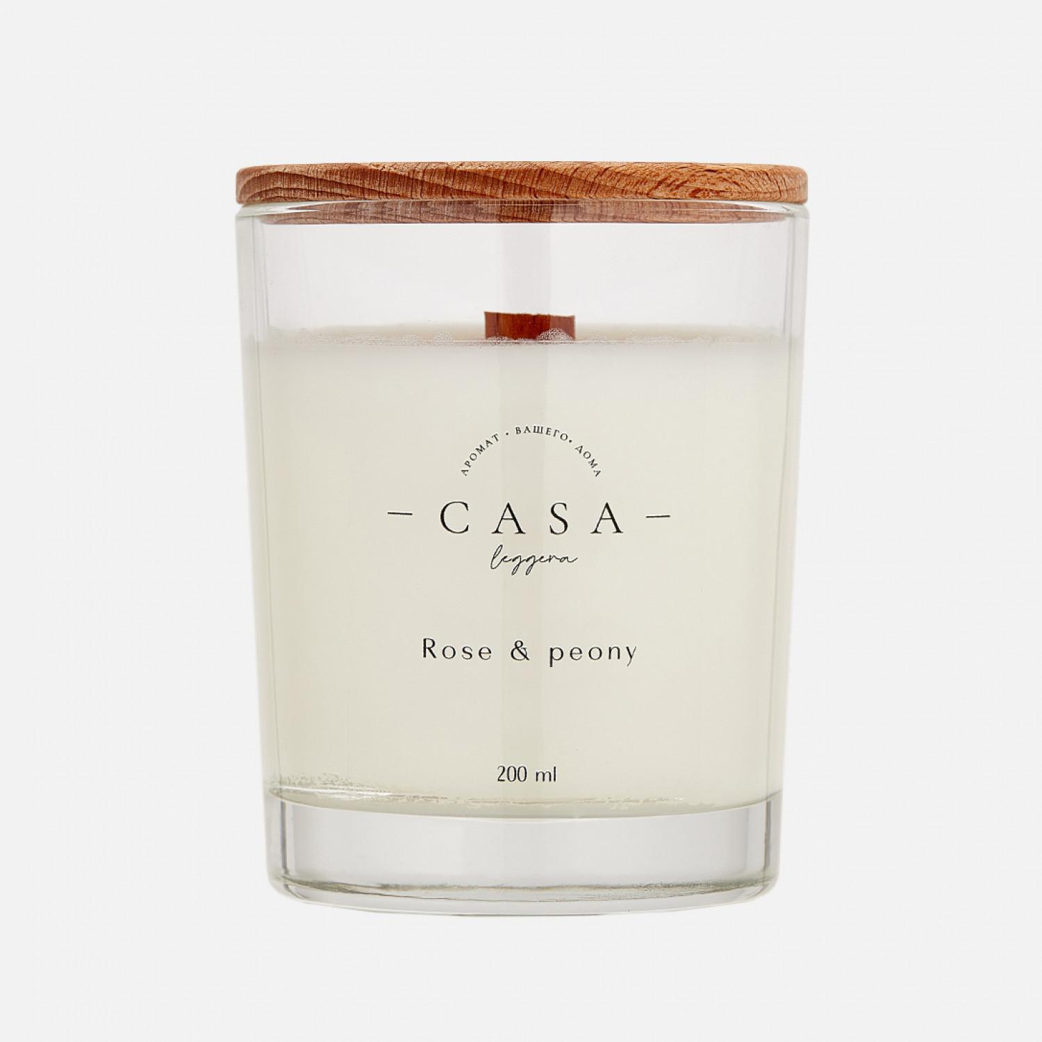 Свеча ароматическая Rose&Peony 200 мл