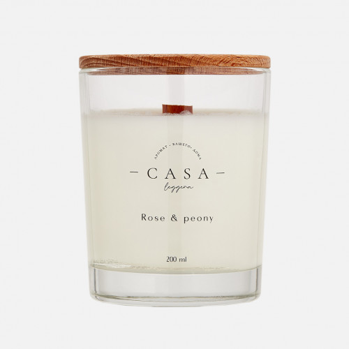 Свеча ароматическая Rose&Peony 200 мл