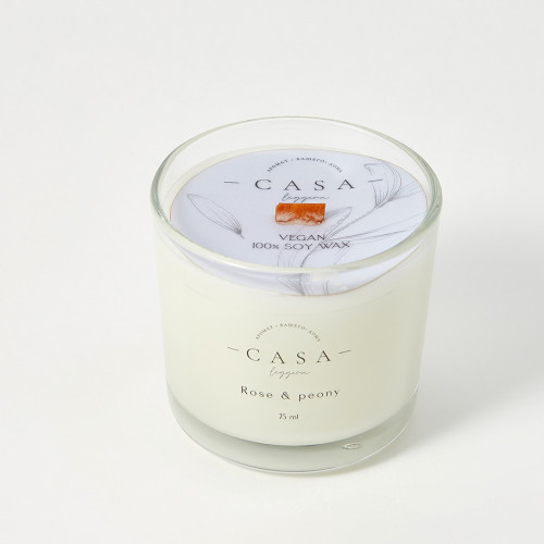 Свеча ароматическая Rose&Peony 75мл