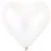 Латекс стандарт сердце белый 30 см