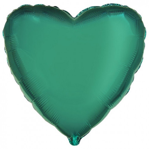 Сердце сандарт фольга зеленый