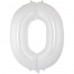 Цифра 0 белый