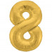 Цифра 8 золото