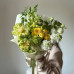 Авторский букет в зеленной гамме № 94