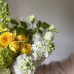Авторский букет в зеленной гамме № 94