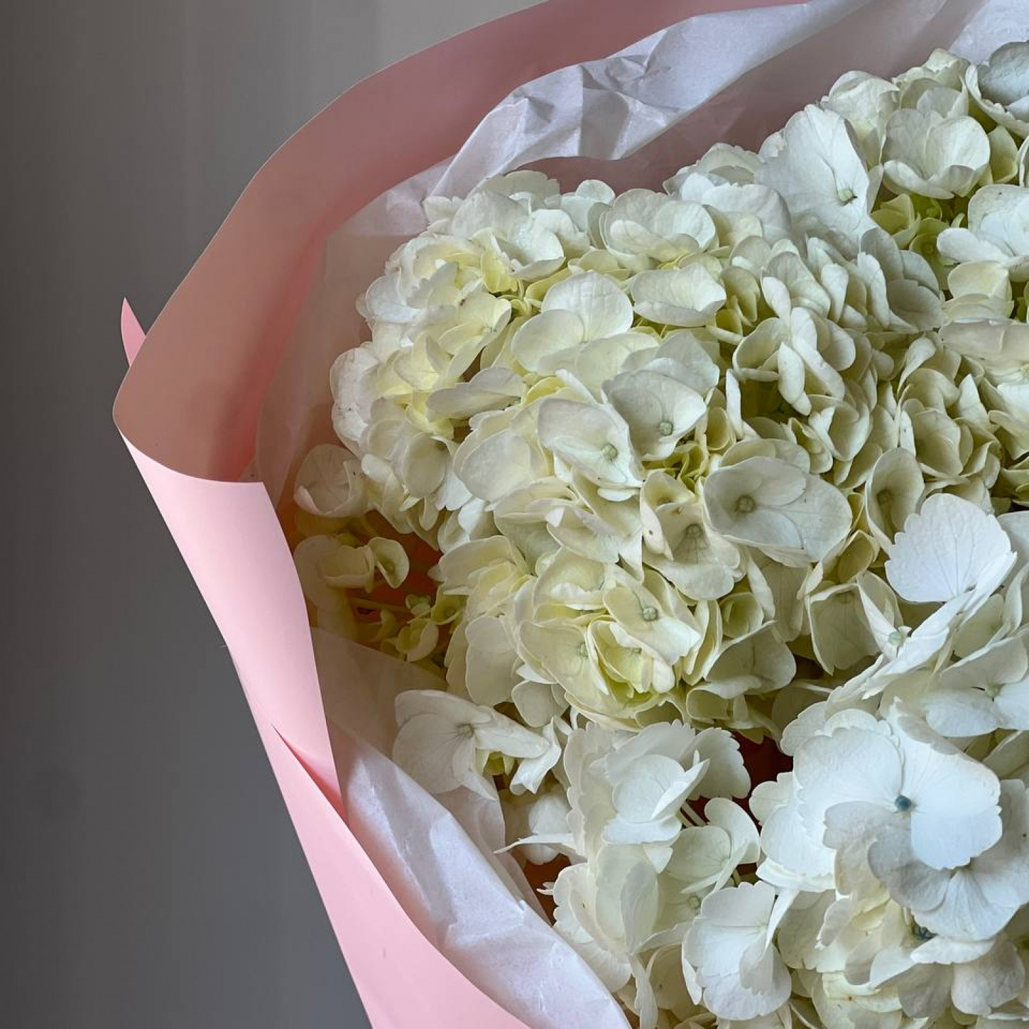 Монобукет из 3 гортензий