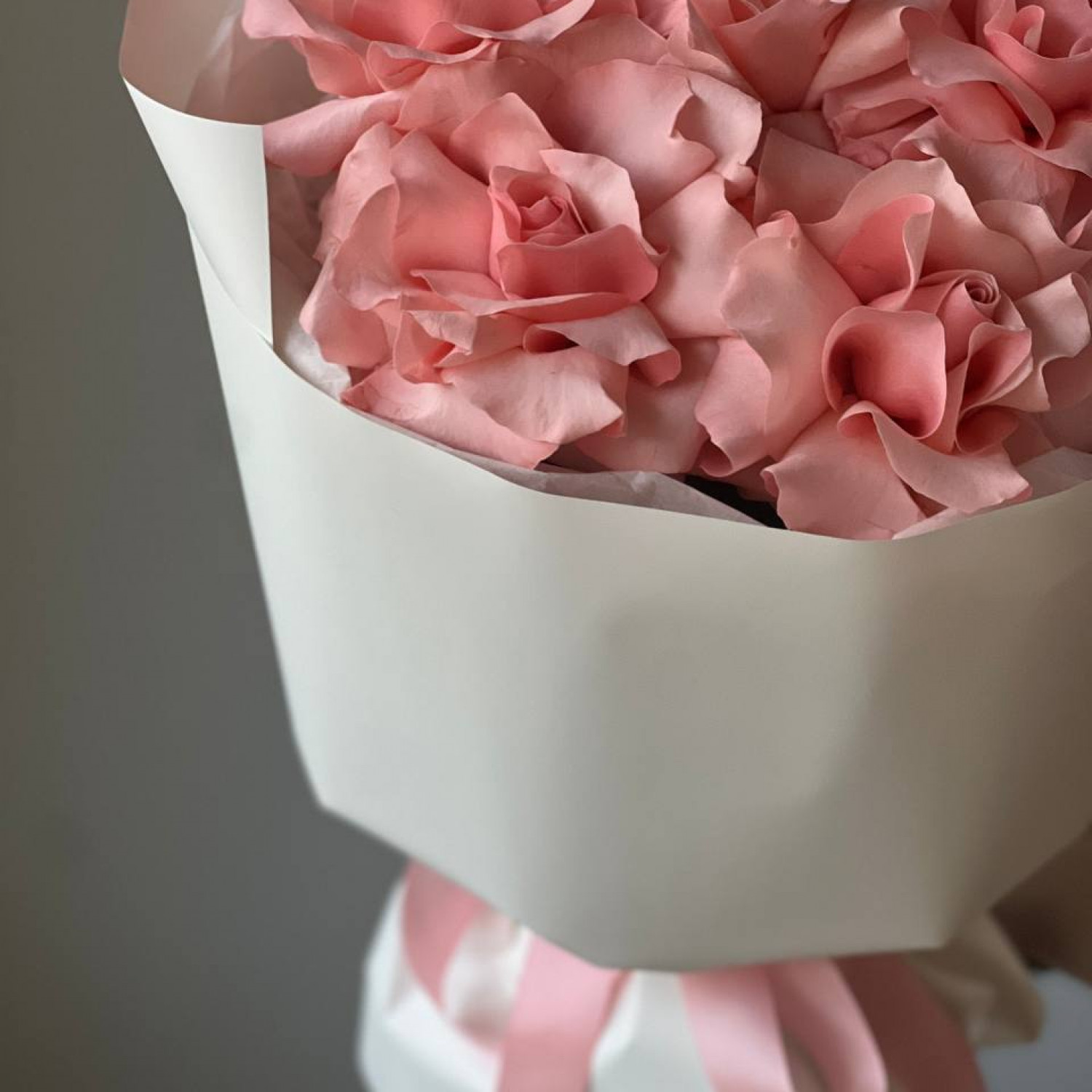 Букет из 5 французских (вывернутых) роз Хермоса