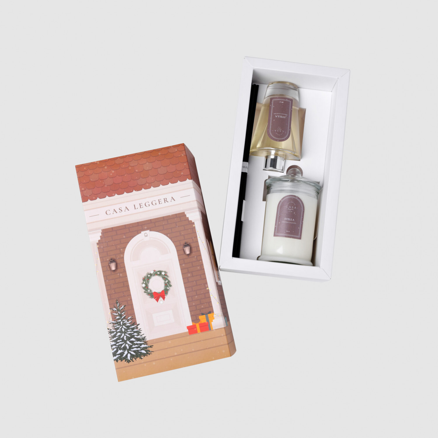 Набор новогодний подарочный Stella Casa Leggera