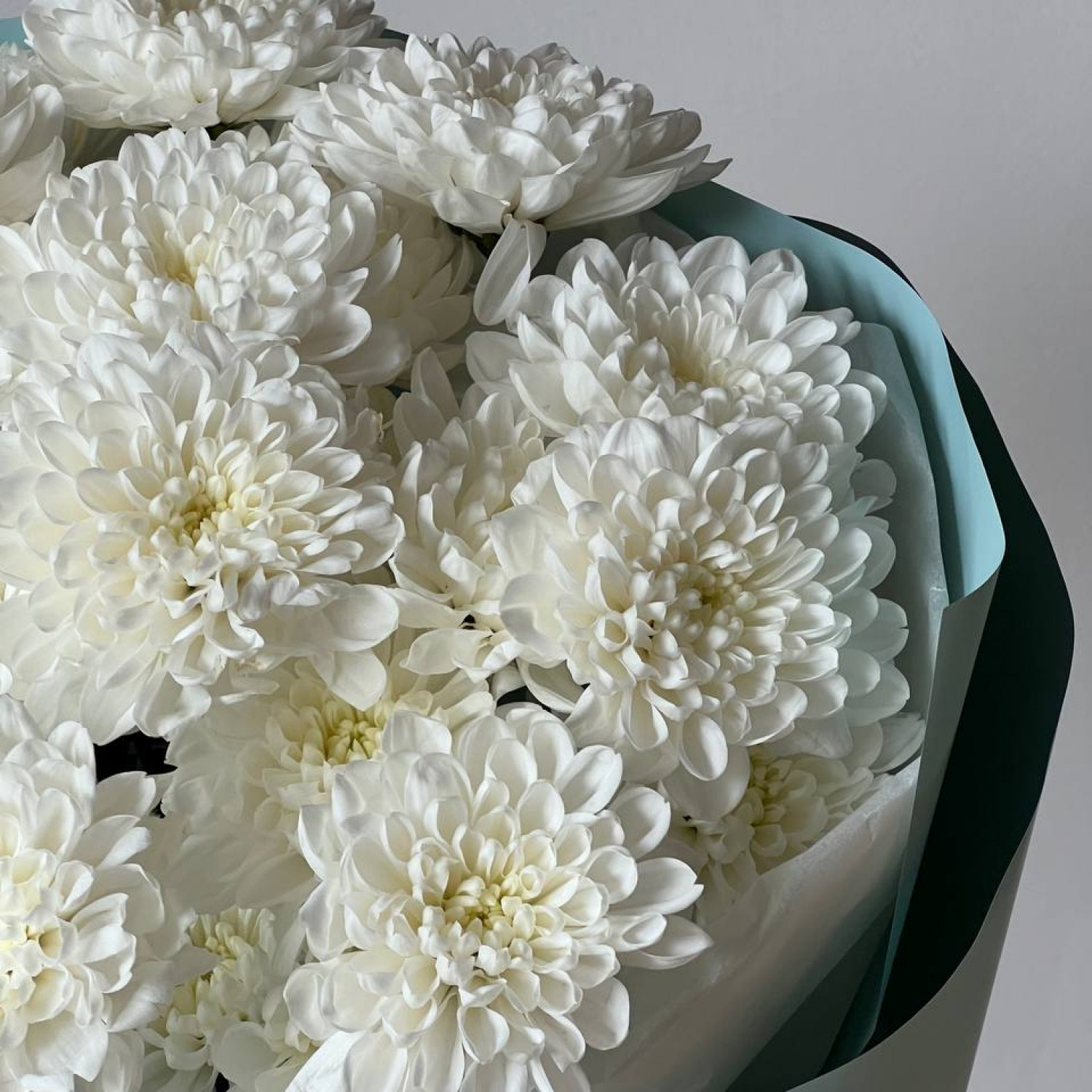 Монобукет из кустовой хризантемы Алтай