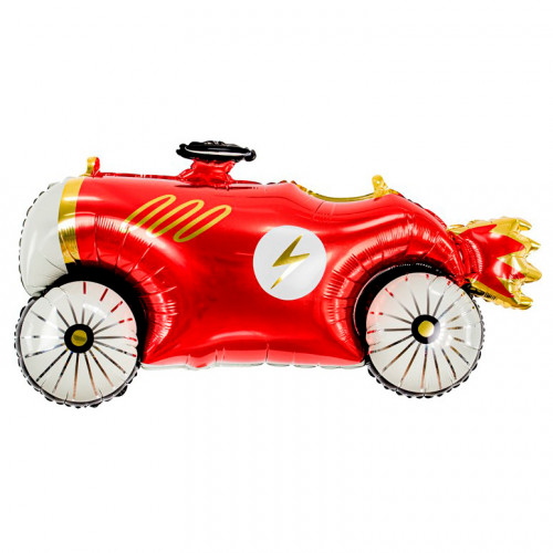 Фигура Машина красная/бежевая ретро Новинка