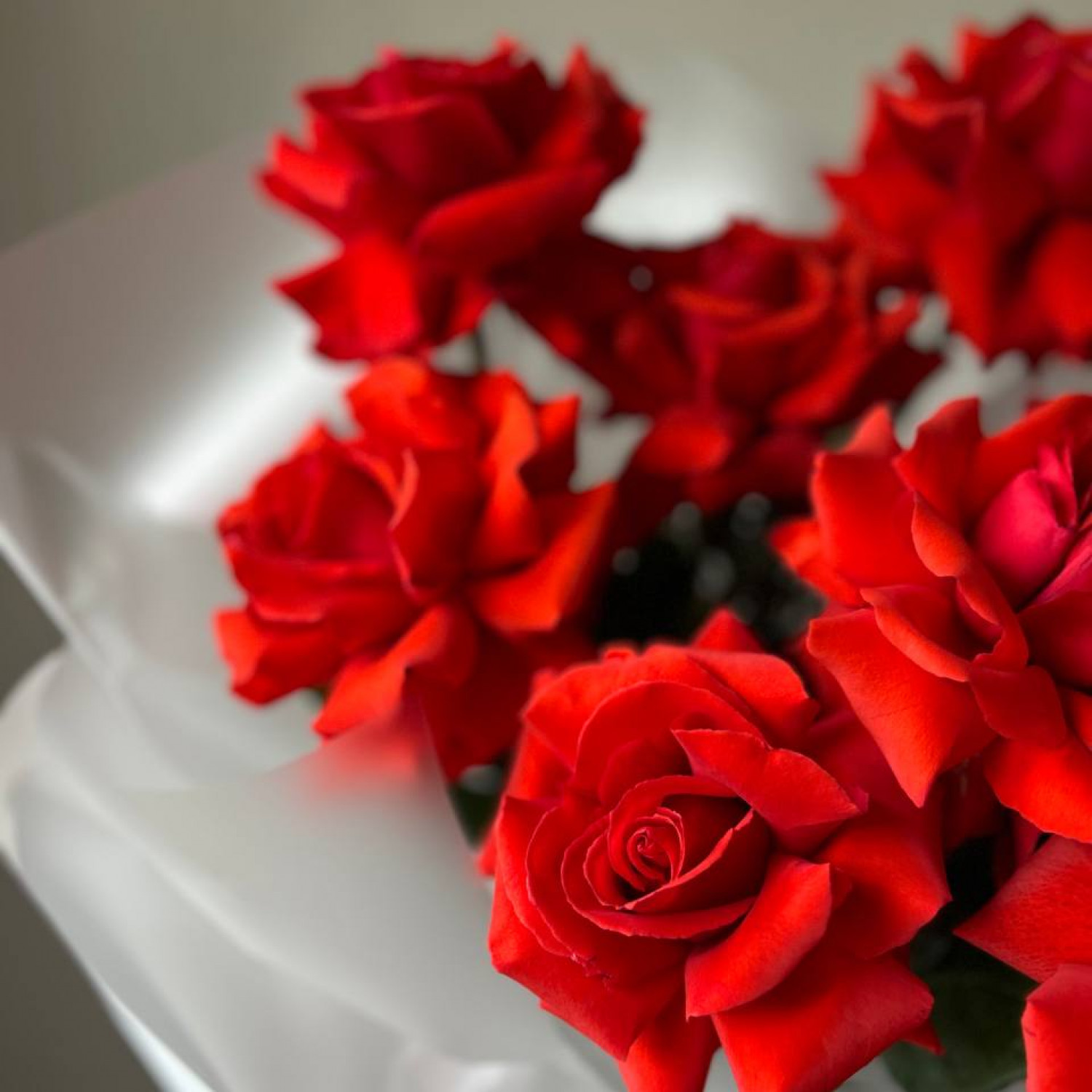 Монобукет из 9 вывернутых роз Нина