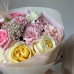Авторский букет в нежной гамме с пионовидными розами №55