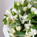 Монобукет из 11 белых Альстромерий