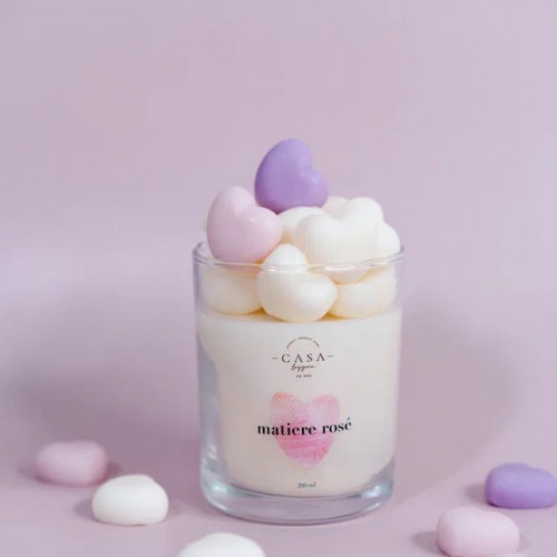 Свеча ароматическая Matiere Rose 200 мл