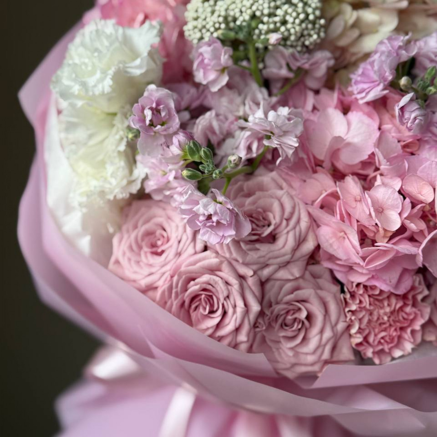 Авторский букет с маттиолой 007