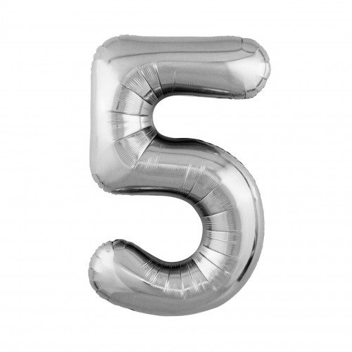 Цифра 5 серебро