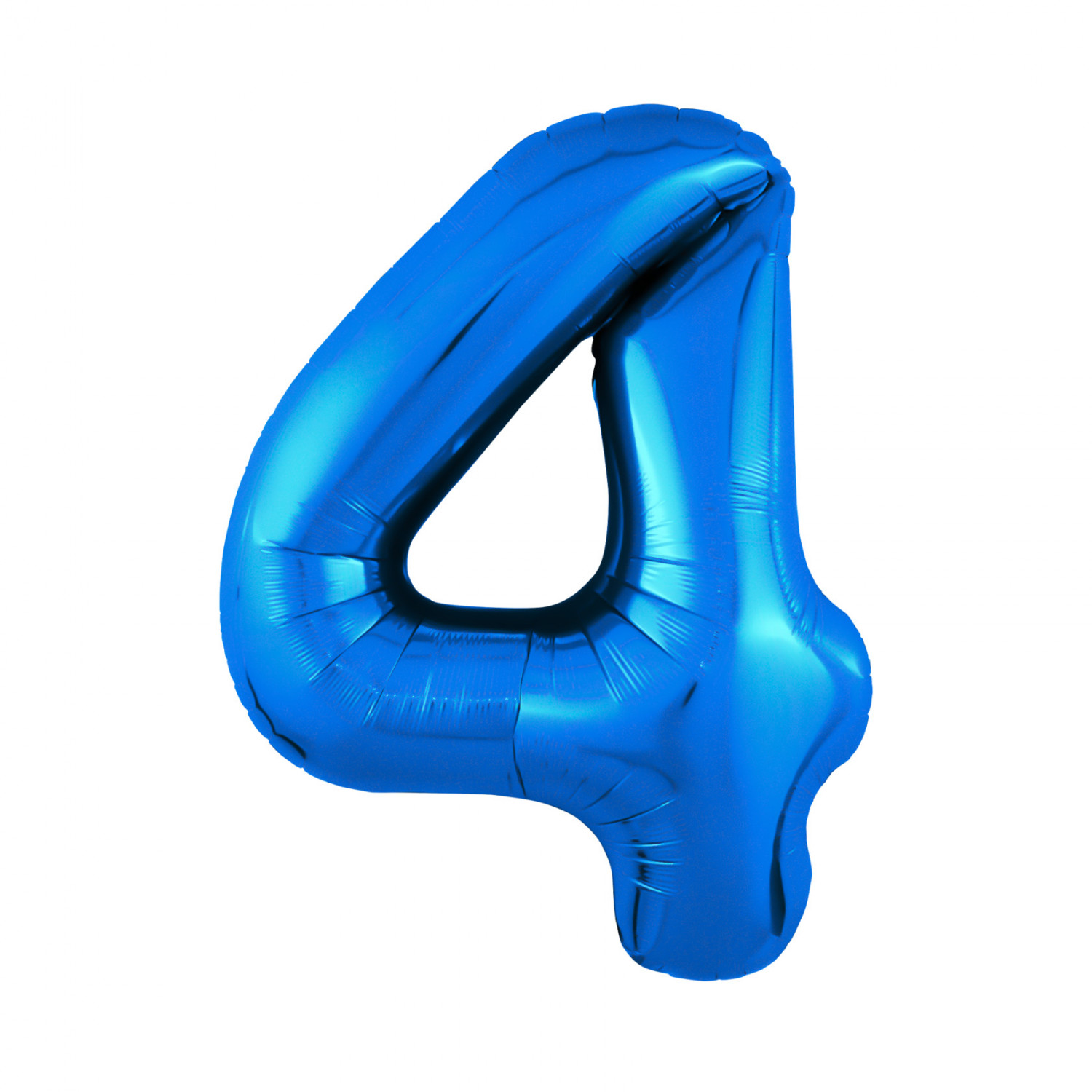 Цифра 4 синий