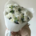 Нежный букет из кустовой хризантемы с незабудками №3