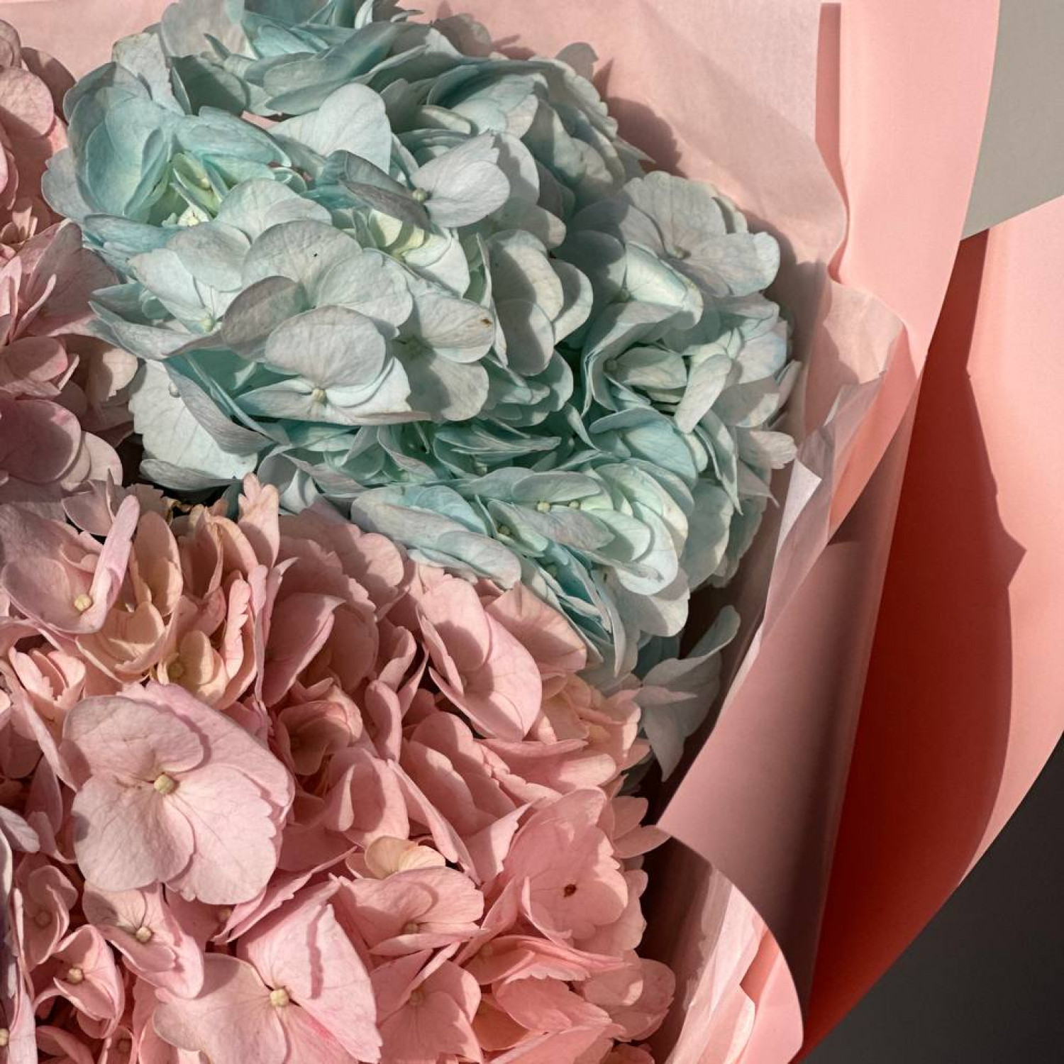 Монобукет из Гортензий микс