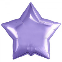 Звезда фольга сиреневые